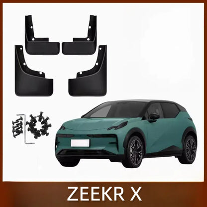 For ZEEKR X Car Fender Splash Guard（Four Pieces）