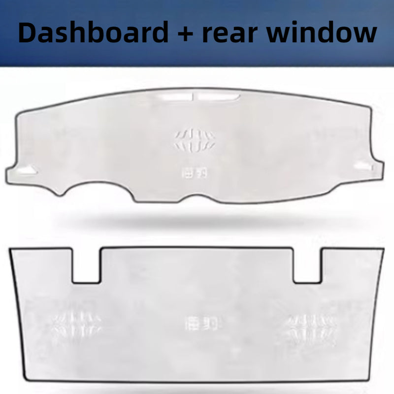 For BYD SEAL Instrument Panel + Rear Window Heat Insulation Sunscreen Pad