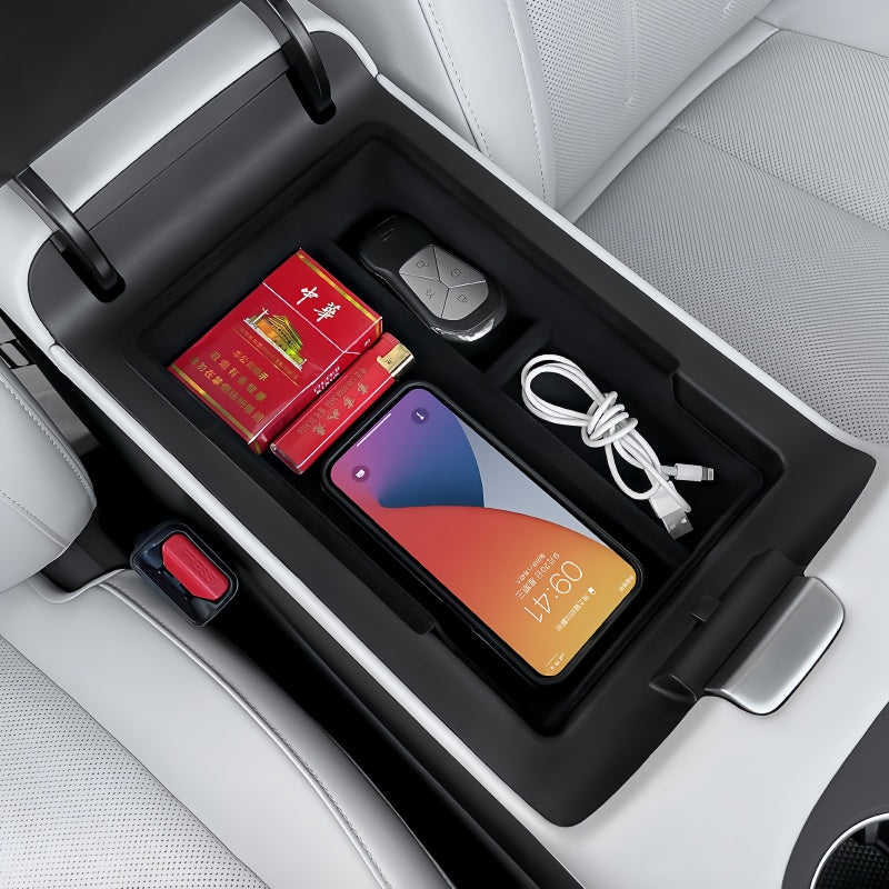 Center Console Armrest Storage Organizer Tray for XPeng G6 2023-2026