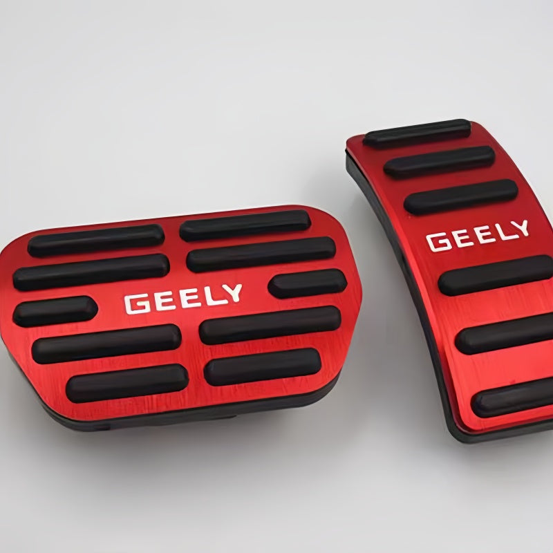 Cubiertas Antideslizantes de Pedales de Rendimiento de Aluminio Pulido para Geely