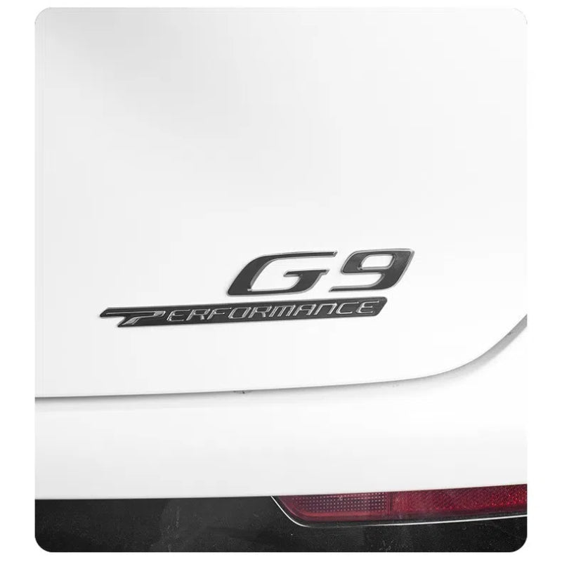 For XPENG G9 Car Body Logo Blackened Logo Modification