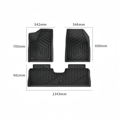 3D TPE Floor Mats & Trunk Mats for Leapmotor B05 - NICE EVS