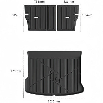 3D TPE Floor Mats & Trunk Mats for Leapmotor B05 - NICE EVS