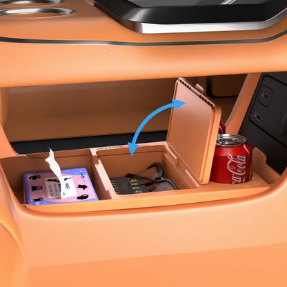 Dual-Layer Lower Console Storage Box for Aion V