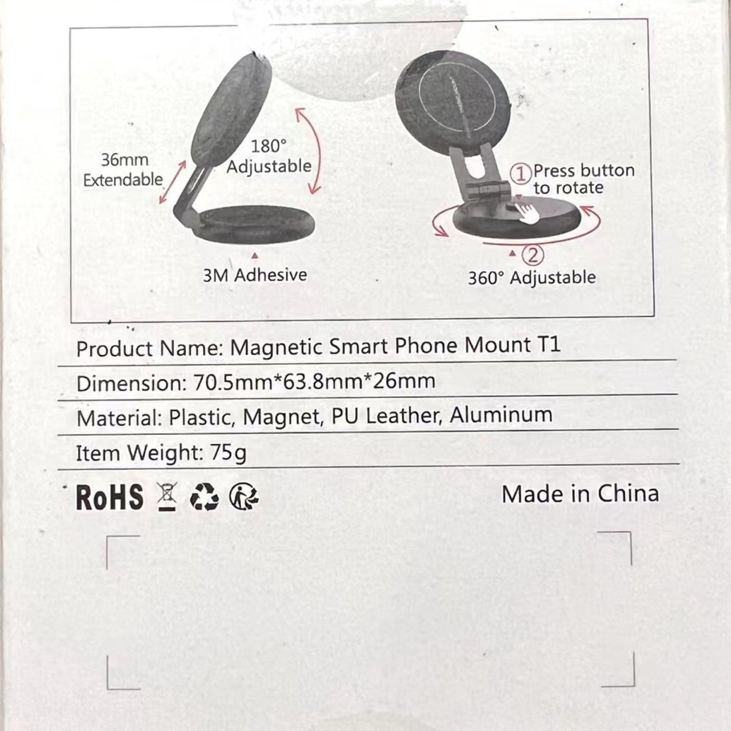 Byd Floating Magnetic Mobile Phone Stand