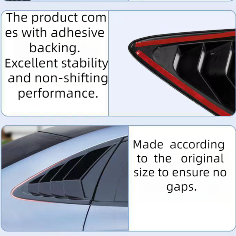 Rear Triangle Blinds Suitable For BYD Seal