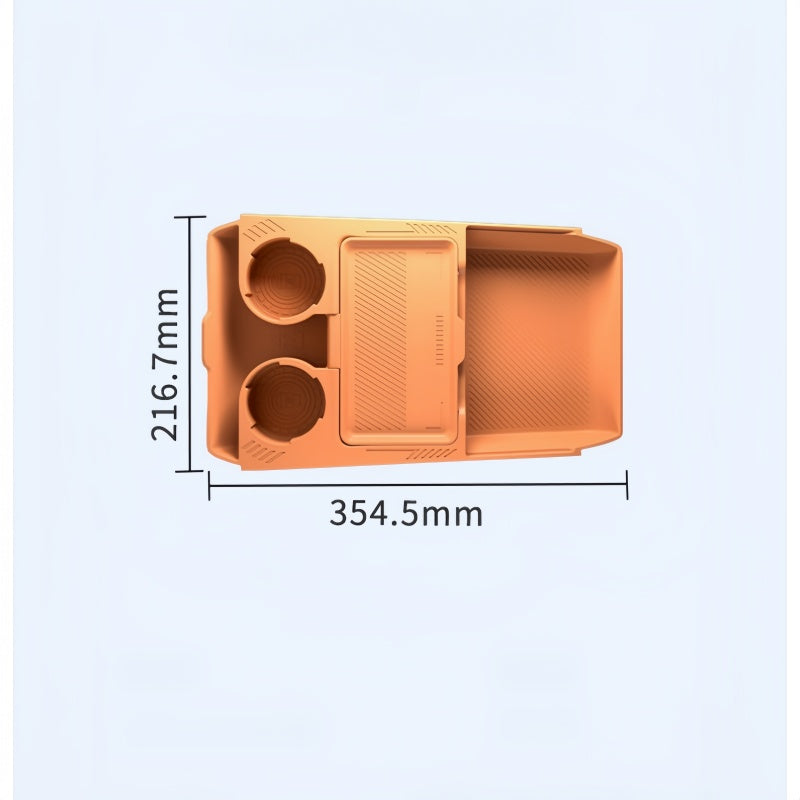 Dual-Layer Lower Console Storage Box for Aion V