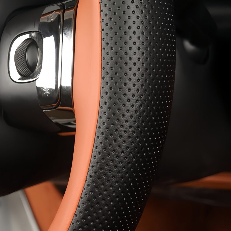 Slip-On Napa Leather Steering Wheel Cover for Aion V / UT / RT