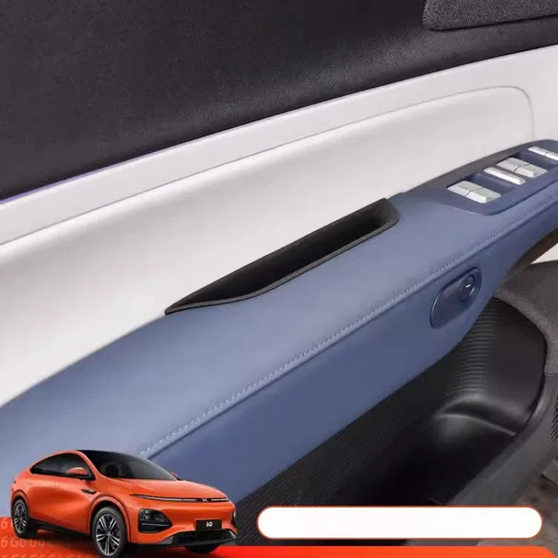 For XPENG G6 Car Door Handle Silicone Storage Box