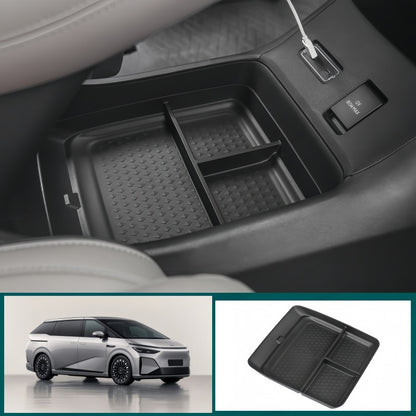 Under Dashboard Control Organizer Tray for 2023-2026 XPENG X9