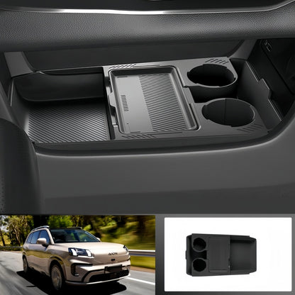Dual-Layer Lower Console Storage Box for Aion V