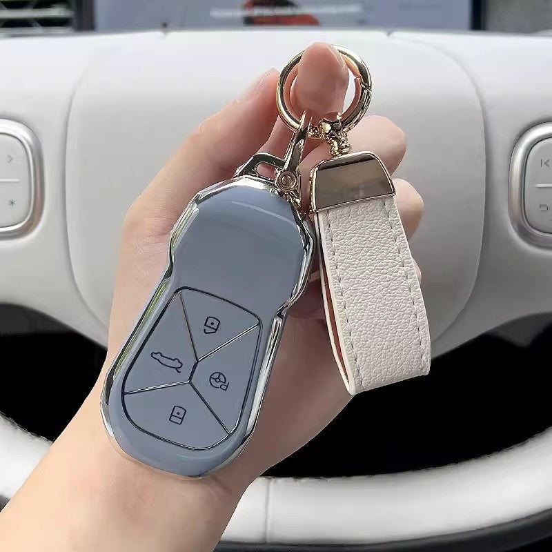 For XPENG G6/G9/P7 Car Key Protection Cover Car Key Shell