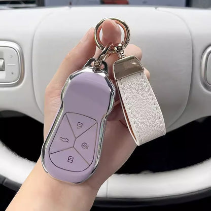 For XPENG G6/G9/P7 Car Key Protection Cover Car Key Shell