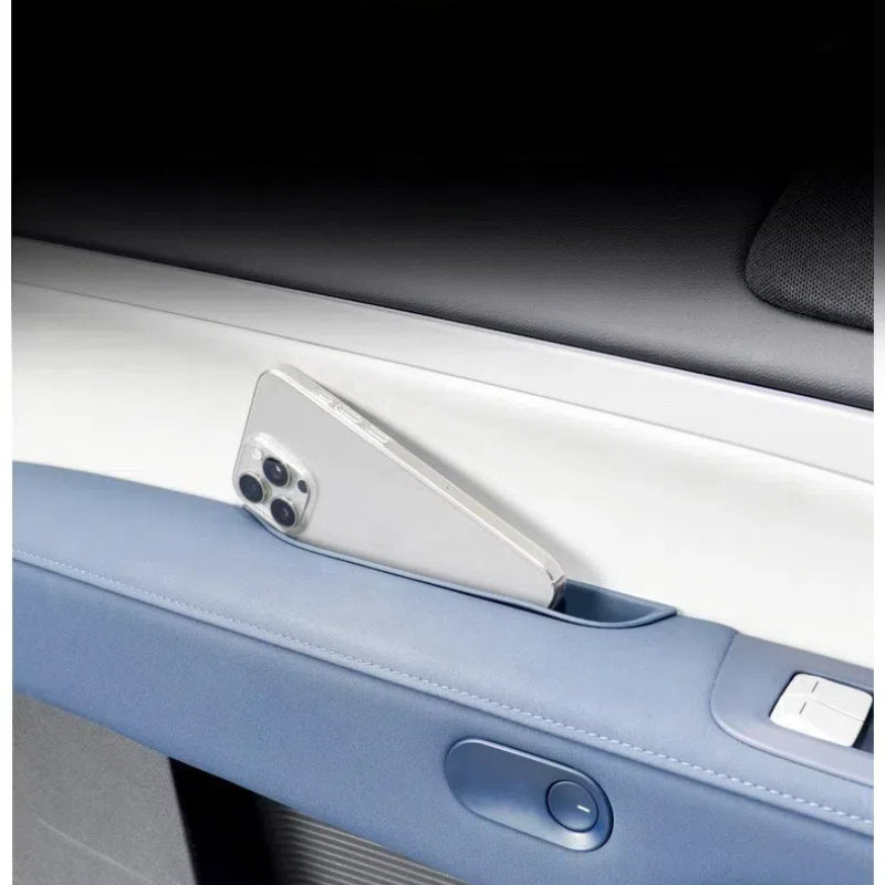 For XPENG G6 Car Door Handle Silicone Storage Box