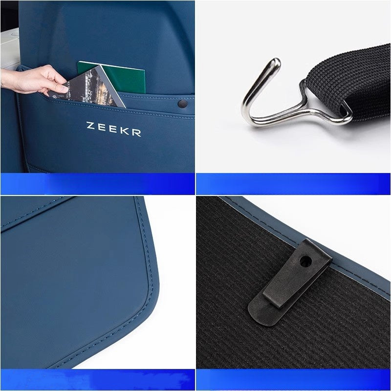 For ZEEKR 001 Seat Back Anti-Kick Pad (Three Pieces)