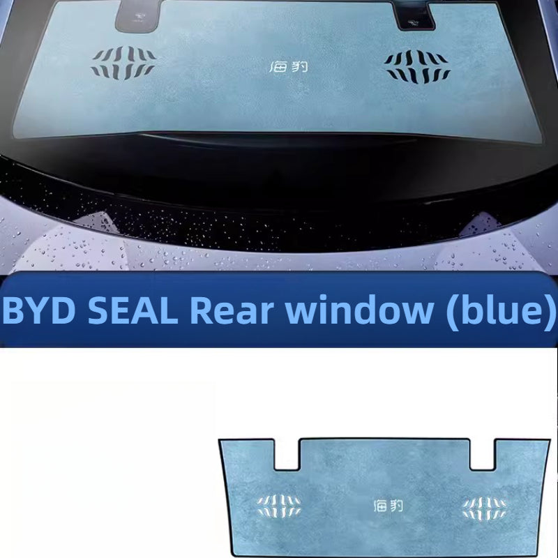 For BYD SEAL Instrument Panel + Rear Window Heat Insulation Sunscreen Pad