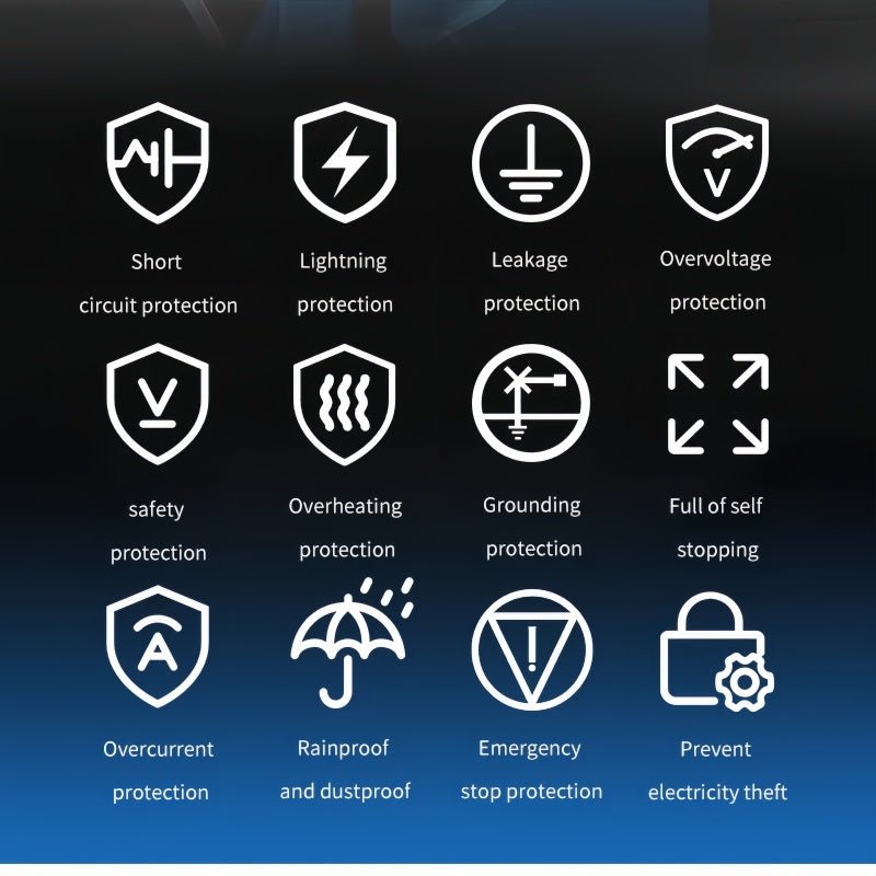 7KW Universal EV Home Charger - Type 2 & J1772 Connector - NICE EVS