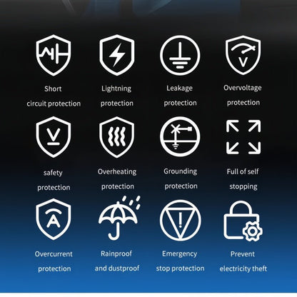 7KW Universal EV Home Charger - Type 2 & J1772 Connector - NICE EVS