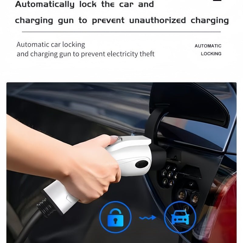 7KW Universal EV Home Charger - Type 2 & J1772 Connector - NICE EVS