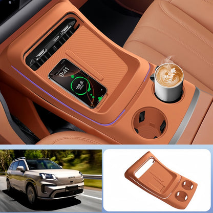 Console Charger & Cup Holder Silicone Mat for Aion V
