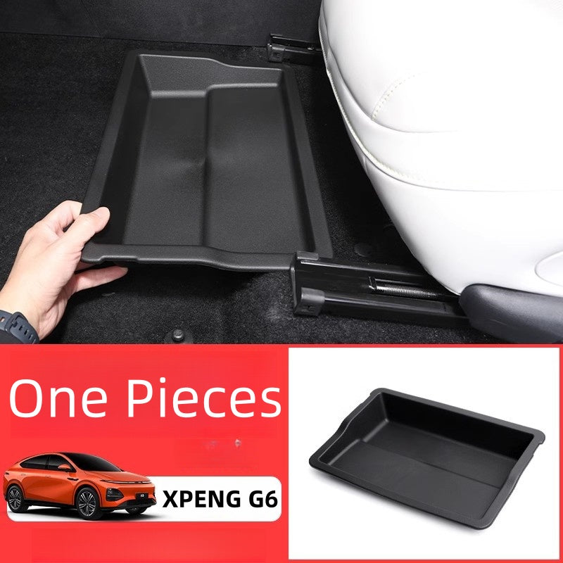 For XPENG G6 Car Seat Under Storage Box