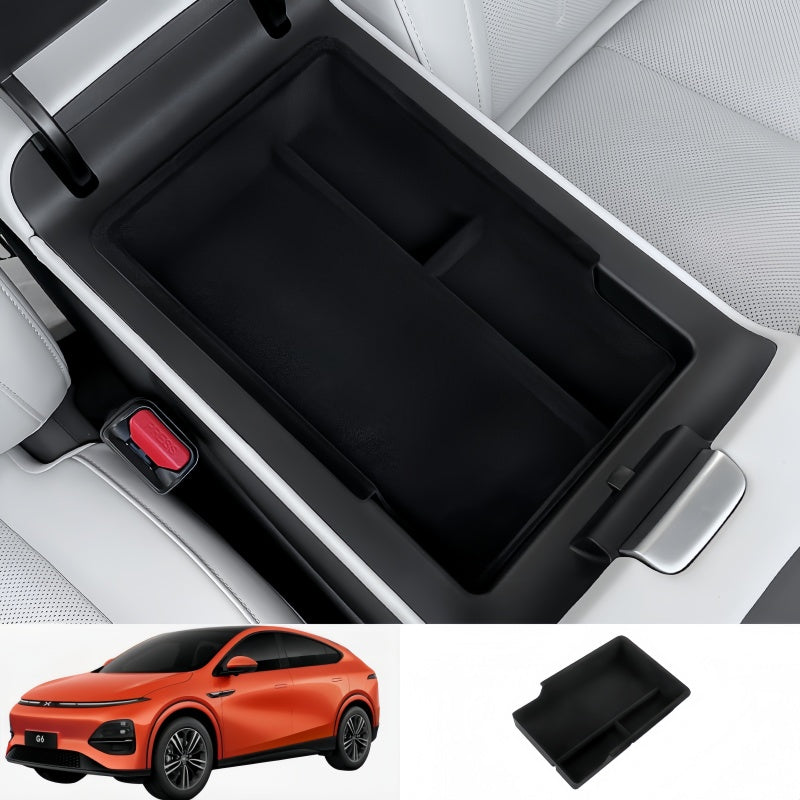 Center Console Armrest Storage Organizer Tray for XPeng G6 2023-2026