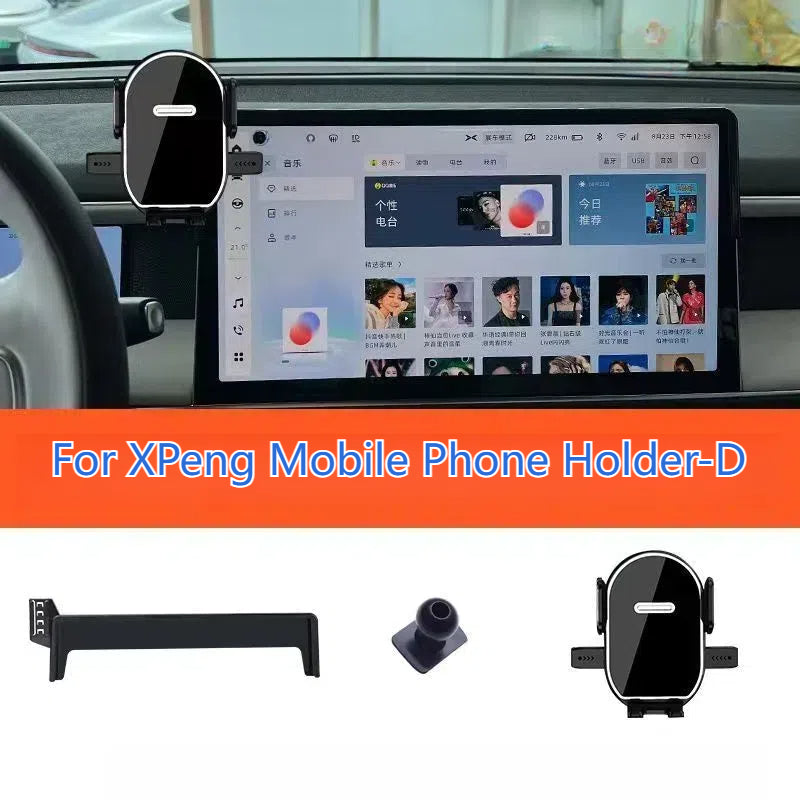 For XPeng Car Navigation Screen Plug-in Mobile Phone Holder