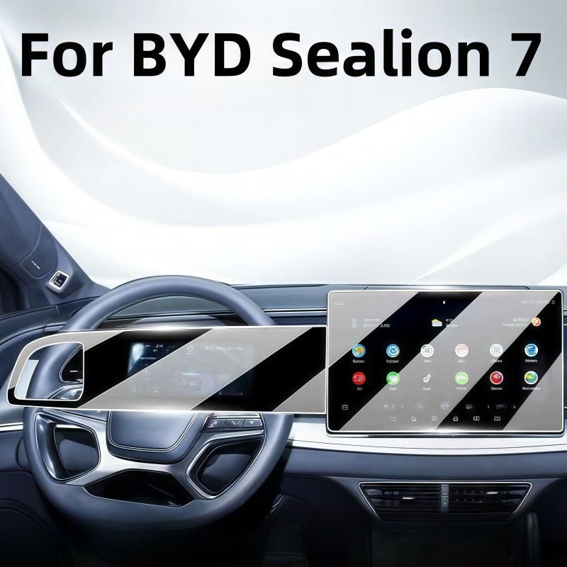 9H Glass Screen Protector for BYD Sealion 7 Dashboard & Navigation - NICE EVS