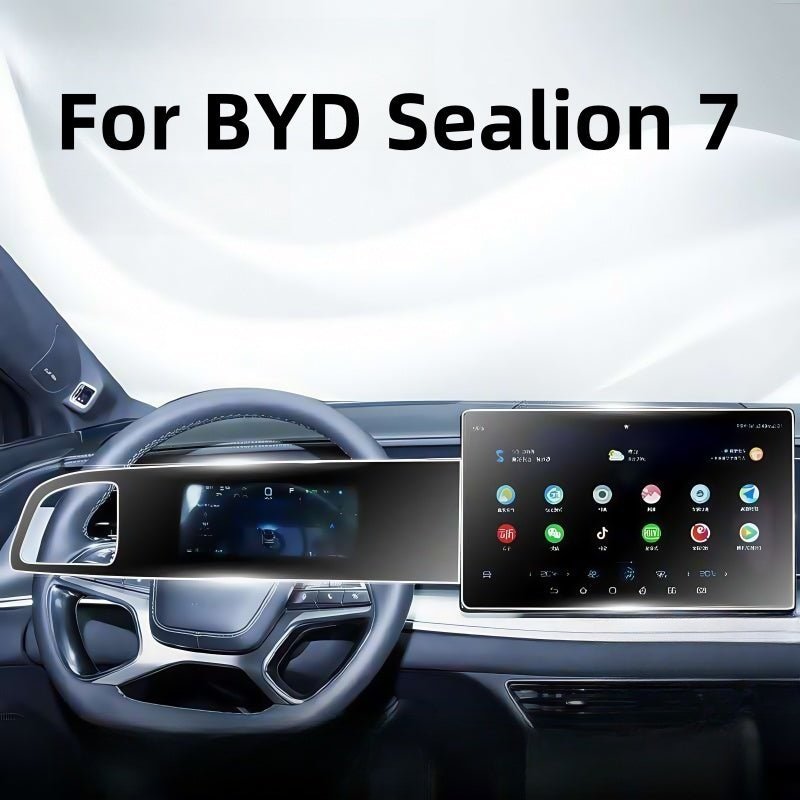 9H Glass Screen Protector for BYD Sealion 7 Dashboard & Navigation - NICE EVS