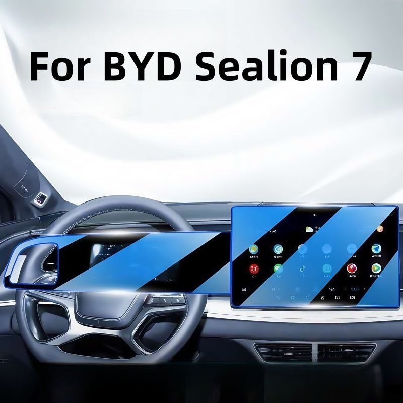 9H Glass Screen Protector for BYD Sealion 7 Dashboard & Navigation - NICE EVS