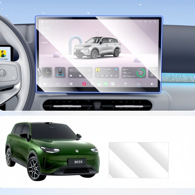 9H Tempered Glass Screen Protector Set for Leapmotor B03X - NICE EVS