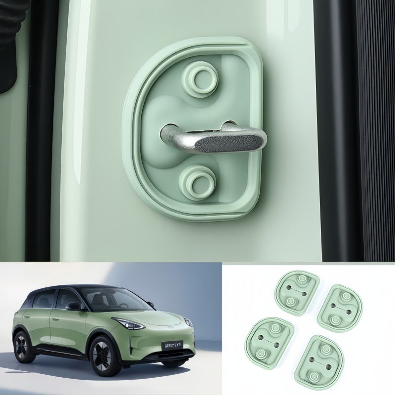 Door Latch Rubber Noise Reduction Pad for Geely E2 / EX2