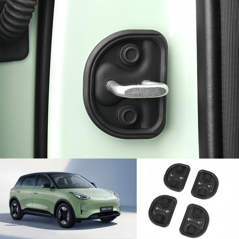 Door Latch Rubber Noise Reduction Pad for Geely E2 / EX2