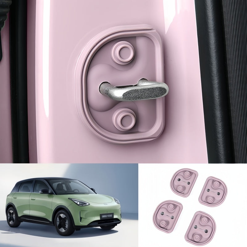 Door Latch Rubber Noise Reduction Pad for Geely E2 / EX2