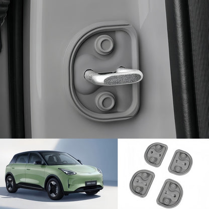 Door Latch Rubber Noise Reduction Pad for Geely E2 / EX2