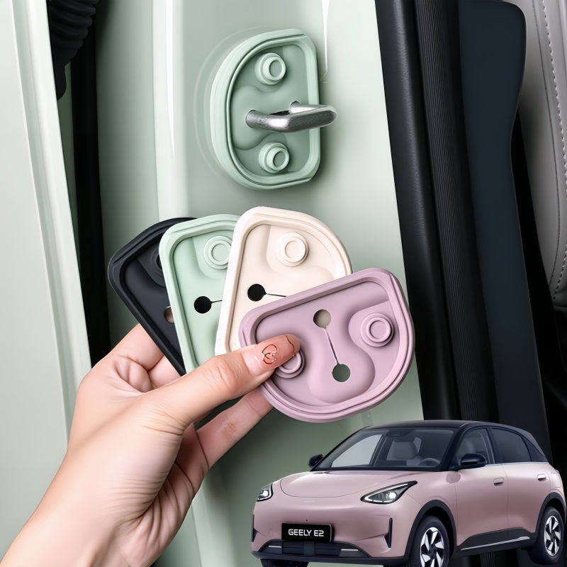 Door Latch Rubber Noise Reduction Pad for Geely E2 / EX2