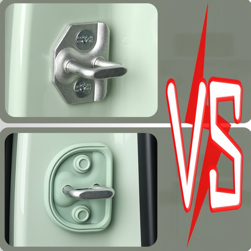 Door Latch Rubber Noise Reduction Pad for Geely E2 / EX2