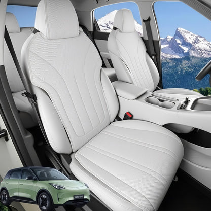 Nappa Leather Perforated Seat Covers for Geely E2 / EX2