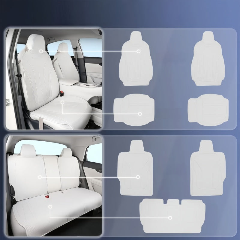 Nappa Leather Perforated Seat Covers for Geely E2 / EX2