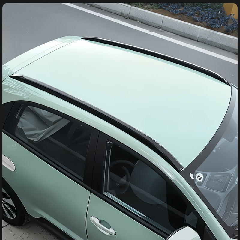 Roof Gloss Black Decorative Vertical Rail for Geely E2 / EX2