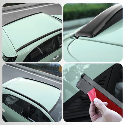 Roof Gloss Black Decorative Vertical Rail for Geely E2 / EX2