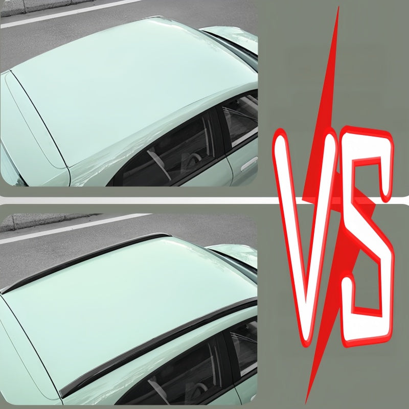 Roof Gloss Black Decorative Vertical Rail for Geely E2 / EX2
