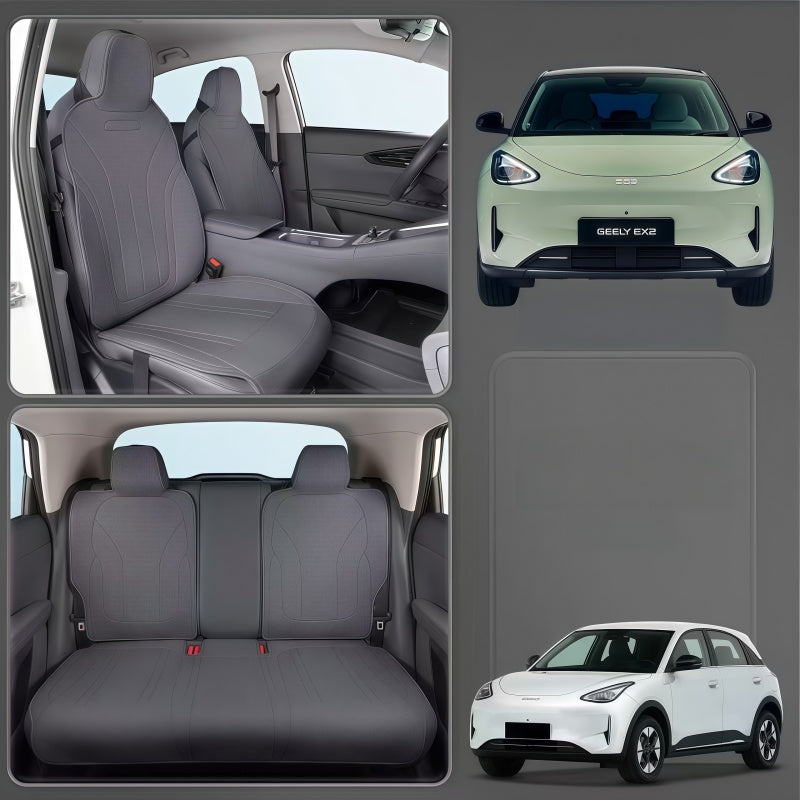 Nappa Leather Perforated Seat Covers for Geely E2 / EX2