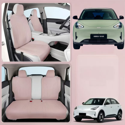 Nappa Leather Perforated Seat Covers for Geely E2 / EX2