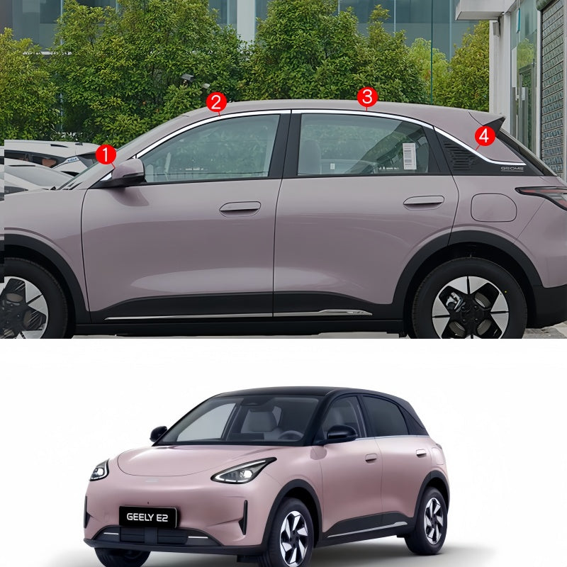 Window Stainless Steel Trim Molding for Geely E2 / EX2