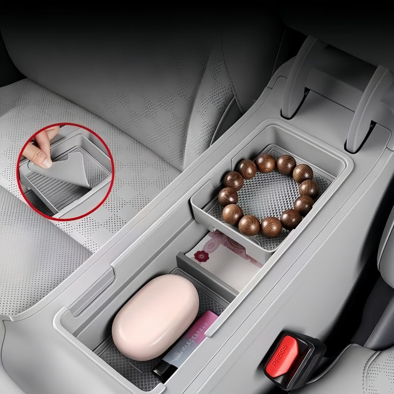 2-Tier Armrest Storage Box for Leapmotor B03X
