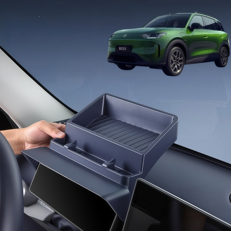 8.8" Dashboard Screen Rear Sunshade & Storage Box for Leapmotor B03X