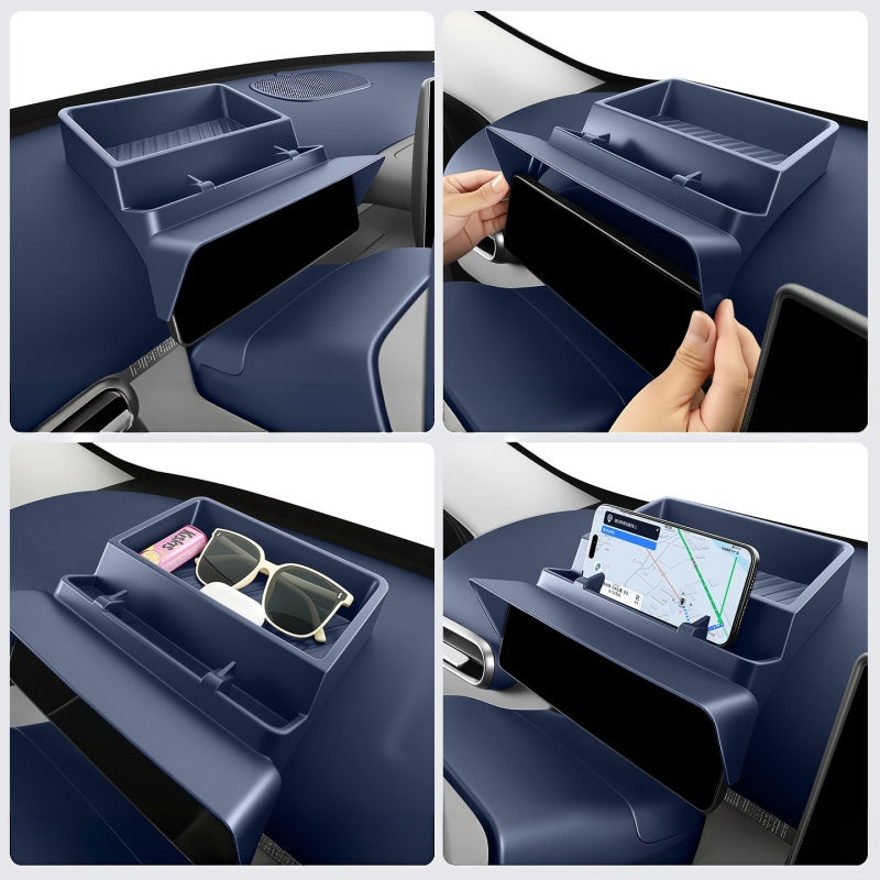 8.8" Dashboard Screen Rear Sunshade & Storage Box for Leapmotor B03X