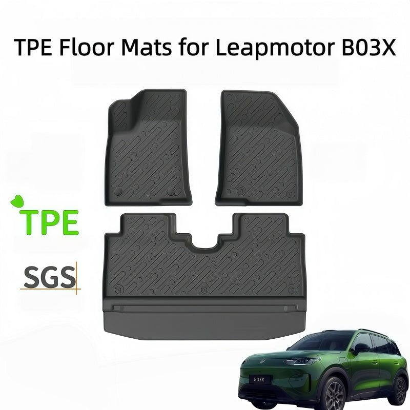 TPE Floor Mats & Trunk Mats for Leapmotor B03X