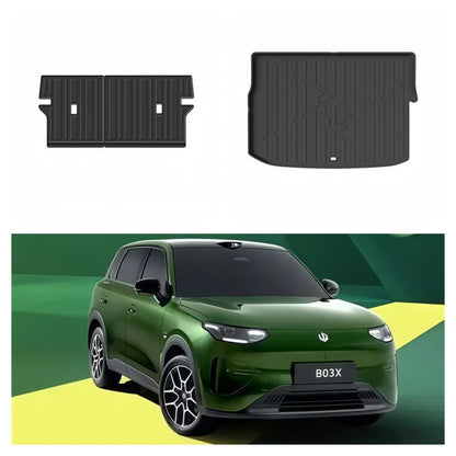 TPE Trunk Mats & Seat Back Mats for Leapmotor B03X